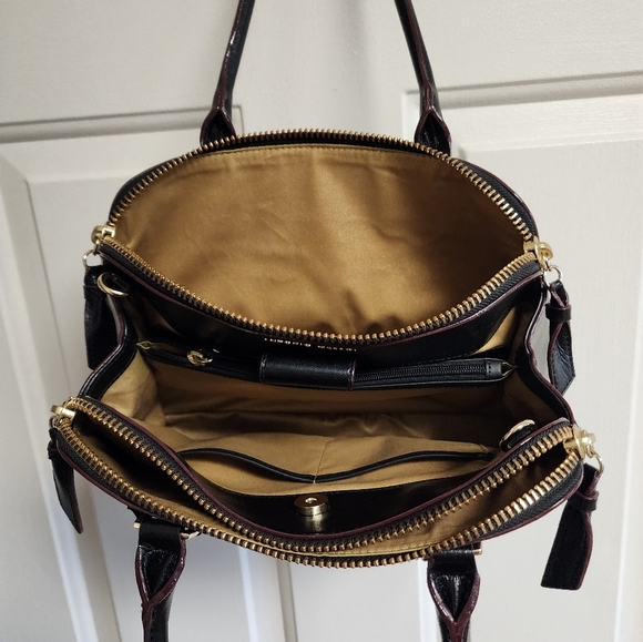 Antonio Melani black leather handbag - Picture 4 of 10